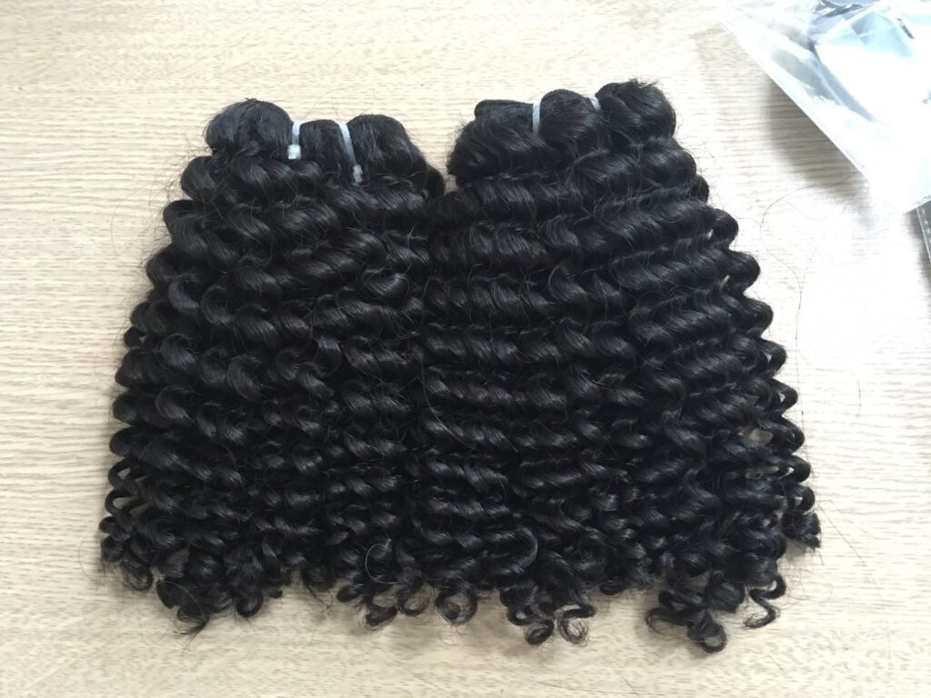 Weft Curly Human Hair