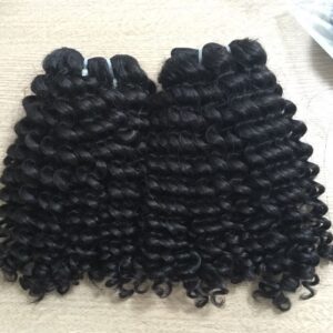 Weft Curly Human Hair