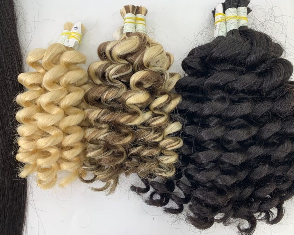 Bulk Curly Human Hair